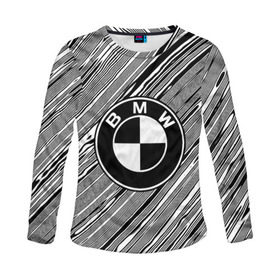 Женский лонгслив 3D с принтом BMW SPORT LINE в городе Новоалтайск, 100% полиэстер | длинные рукава, круглый вырез горловины, полуприлегающий силуэт | auto | automobile | bmw | car | machine | motor | motor car | sport car | автомашина | легковой автомобиль | спортивный автомобиль | тачка