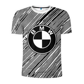 Мужская футболка 3D спортивная с принтом BMW SPORT LINE в городе Новоалтайск, 100% полиэстер с улучшенными характеристиками | приталенный силуэт, круглая горловина, широкие плечи, сужается к линии бедра | auto | automobile | bmw | car | machine | motor | motor car | sport car | автомашина | легковой автомобиль | спортивный автомобиль | тачка