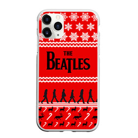 Чехол для iPhone 11 Pro матовый с принтом Праздничный The Beatles в городе Новоалтайск, Силикон |  | Тематика изображения на принте: beatles | the beatles | бител | битлз | битлс | битлы | группа | джон леннон | джордж харрисон | жуки | знак | красный | ливерпульская четвёрка | мерсибит | надпись | новогодний | новый год | пол маккартни | поп
