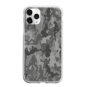 Чехол для iPhone 11 Pro матовый с принтом Sexy-Military в городе Новоалтайск, Силикон |  | military | девушки | камуфляж | милитари