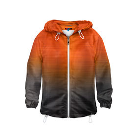 Детская ветровка 3D с принтом Abstraction line в городе Новоалтайск, 100% полиэстер | подол и капюшон оформлены резинкой с фиксаторами, по бокам два кармана без застежек, один потайной карман на груди | Тематика изображения на принте: 