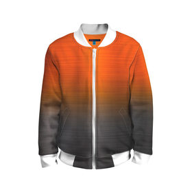 Детский бомбер 3D с принтом Abstraction line в городе Новоалтайск, 100% полиэстер | застегивается на молнию, по бокам два кармана без застежек, мягкие манжеты, по низу бомбера и на воротнике — эластичная резинка | Тематика изображения на принте: 