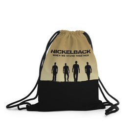 Рюкзак-мешок 3D с принтом Nickelback в городе Новоалтайск, 100% полиэстер | плотность ткани — 200 г/м2, размер — 35 х 45 см; лямки — толстые шнурки, застежка на шнуровке, без карманов и подкладки | back | nickel | nickelback | альтернативный | вот ваша сдача | группа | дэниел адэр | майк крюгер | метал | никелбек | никель | никл бек | постгранж | райан пик | рок | хард | хардрок | чед крюгер