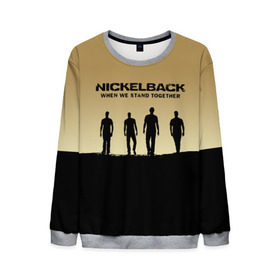 Мужской свитшот 3D с принтом Nickelback в городе Новоалтайск, 100% полиэстер с мягким внутренним слоем | круглый вырез горловины, мягкая резинка на манжетах и поясе, свободная посадка по фигуре | back | nickel | nickelback | альтернативный | вот ваша сдача | группа | дэниел адэр | майк крюгер | метал | никелбек | никель | никл бек | постгранж | райан пик | рок | хард | хардрок | чед крюгер