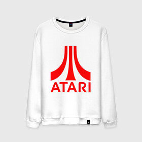 Мужской свитшот хлопок с принтом Atari в городе Новоалтайск, 100% хлопок |  | 90 е | atari | console | dendy | game 80 e | game. 90 e. avgn | nintendo | pixel | retro | retro game | sega | атари | денди | игры | нинтендо | сега
