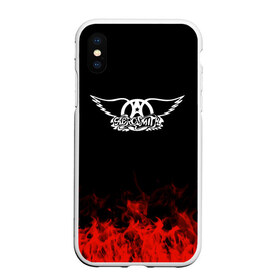 Чехол для iPhone XS Max матовый с принтом Aerosmith в городе Новоалтайск, Силикон | Область печати: задняя сторона чехла, без боковых панелей | Тематика изображения на принте: aerosmith | band | metal | music | rock | атрибутика | группа | метал | музыка | рок