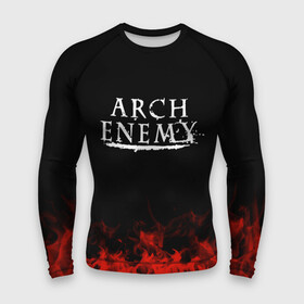 Мужской рашгард 3D с принтом Arch Enemy в городе Новоалтайск,  |  | arch enemy | band | metal | music | rock | атрибутика | группа | метал | музыка | рок