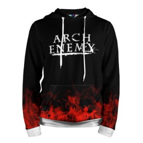 Мужская толстовка 3D с принтом Arch Enemy в городе Новоалтайск, 100% полиэстер | двухслойный капюшон со шнурком для регулировки, мягкие манжеты на рукавах и по низу толстовки, спереди карман-кенгуру с мягким внутренним слоем. | arch enemy | band | metal | music | rock | атрибутика | группа | метал | музыка | рок