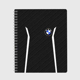 Тетрадь с принтом BMW Motorsport Carbon в городе Новоалтайск, 100% бумага | 48 листов, плотность листов — 60 г/м2, плотность картонной обложки — 250 г/м2. Листы скреплены сбоку удобной пружинной спиралью. Уголки страниц и обложки скругленные. Цвет линий — светло-серый
 | bmw | bmw motorsport | bmw performance | carbon | m | motorsport | performance | sport | бмв | карбон | моторспорт | спорт