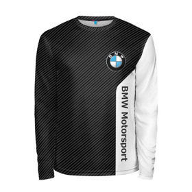Мужской лонгслив 3D с принтом BMW Motorsport Carbon в городе Новоалтайск, 100% полиэстер | длинные рукава, круглый вырез горловины, полуприлегающий силуэт | bmw | bmw motorsport | bmw performance | carbon | m | motorsport | performance | sport | бмв | карбон | моторспорт | спорт