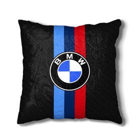 Подушка 3D с принтом BMW Motorsport Carbon в городе Новоалтайск, наволочка – 100% полиэстер, наполнитель – холлофайбер (легкий наполнитель, не вызывает аллергию). | состоит из подушки и наволочки. Наволочка на молнии, легко снимается для стирки | bmw | bmw motorsport | bmw performance | carbon | m | motorsport | performance | sport | бмв | карбон | моторспорт | спорт