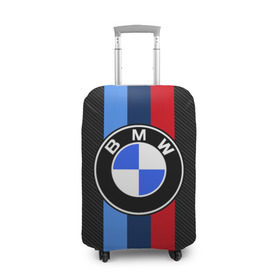 Чехол для чемодана 3D с принтом BMW Motorsport Carbon в городе Новоалтайск, 86% полиэфир, 14% спандекс | двустороннее нанесение принта, прорези для ручек и колес | bmw | bmw motorsport | bmw performance | carbon | m | motorsport | performance | sport | бмв | карбон | моторспорт | спорт