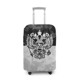 Чехол для чемодана 3D с принтом RUSSIA - Black Collection в городе Новоалтайск, 86% полиэфир, 14% спандекс | двустороннее нанесение принта, прорези для ручек и колес | russia | герб | двуглавый орел | патриот | россия