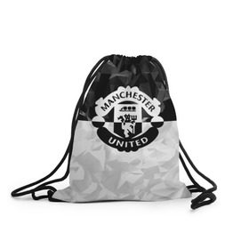 Рюкзак-мешок 3D с принтом F.C.M.U 2018 Black Collection в городе Новоалтайск, 100% полиэстер | плотность ткани — 200 г/м2, размер — 35 х 45 см; лямки — толстые шнурки, застежка на шнуровке, без карманов и подкладки | Тематика изображения на принте: fc | manchester united | зож | манчестер юнайтед
  | спорт | спортивные | футбол | футбольный клуб