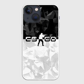 Чехол для iPhone 13 mini с принтом CS GO BLACK WHITE GEOMETRY в городе Новоалтайск,  |  | counter strike | cs | cs go | global | go.offensive | шутер