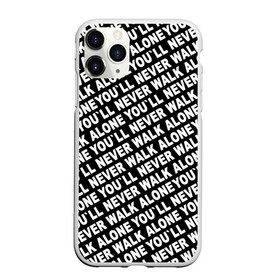 Чехол для iPhone 11 Pro Max матовый с принтом YNWA ЧБ в городе Новоалтайск, Силикон |  | Тематика изображения на принте: liverpool | you ll never walk alone | апл | ливерпуль | футбол