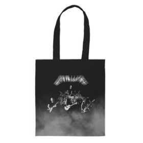 Сумка 3D повседневная с принтом Группа Metallica в городе Новоалтайск, 100% полиэстер | Плотность: 200 г/м2; Размер: 34×35 см; Высота лямок: 30 см | metallica | группа | джеймс хэтфилд | кирк хэмметт | ларс ульрих | метал | металика | металлика | миталика | музыка | роберт трухильо | рок | трэш | трэшметал | хард | хардрок | хеви | хевиметал