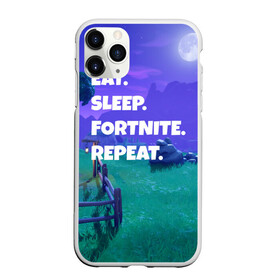 Чехол для iPhone 11 Pro матовый с принтом Fortnite Repeat в городе Новоалтайск, Силикон |  | battle royale | fortnite | батл роял | фортнайт