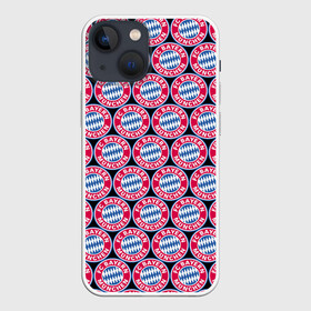 Чехол для iPhone 13 mini с принтом Bayern Munchen в городе Новоалтайск,  |  | fc bayern munchen | football | germany | logo | sport | арт | бавария мюнхен | германия | лига | лого | спорт | стикеры | текстура | фк | футбол | футбольный клуб | эмблема