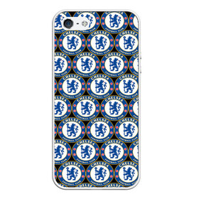 Чехол для iPhone 5/5S матовый с принтом Chelsea в городе Новоалтайск, Силикон | Область печати: задняя сторона чехла, без боковых панелей | Тематика изображения на принте: chelsea | england | football | logo | london | sport | англия | арт | лига | лого | спорт | стикеры | текстура | фк | футбол | футбольный клуб | челси | эмблема