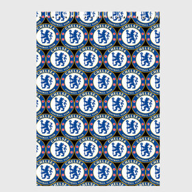 Скетчбук с принтом Chelsea в городе Новоалтайск, 100% бумага
 | 48 листов, плотность листов — 100 г/м2, плотность картонной обложки — 250 г/м2. Листы скреплены сверху удобной пружинной спиралью | Тематика изображения на принте: chelsea | england | football | logo | london | sport | англия | арт | лига | лого | спорт | стикеры | текстура | фк | футбол | футбольный клуб | челси | эмблема