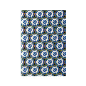 Обложка для паспорта матовая кожа с принтом Chelsea в городе Новоалтайск, натуральная матовая кожа | размер 19,3 х 13,7 см; прозрачные пластиковые крепления | Тематика изображения на принте: chelsea | england | football | logo | london | sport | англия | арт | лига | лого | спорт | стикеры | текстура | фк | футбол | футбольный клуб | челси | эмблема