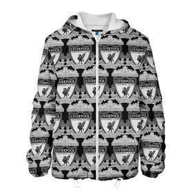 Мужская куртка 3D с принтом Liverpool Black&White в городе Новоалтайск, ткань верха — 100% полиэстер, подклад — флис | прямой крой, подол и капюшон оформлены резинкой с фиксаторами, два кармана без застежек по бокам, один большой потайной карман на груди. Карман на груди застегивается на липучку | Тематика изображения на принте: england | football | liverpool fc | logo | sport | англия | арт | ливерпуль | лига | лого | спорт | текстура | фк | футбол | футбольный клуб | эмблема
