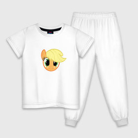 Детская пижама хлопок с принтом My Little Pony в городе Новоалтайск, 100% хлопок |  брюки и футболка прямого кроя, без карманов, на брюках мягкая резинка на поясе и по низу штанин
 | my little pony | арт | игра | лошадь | май литл пони | мультфильм | пони | прикольные