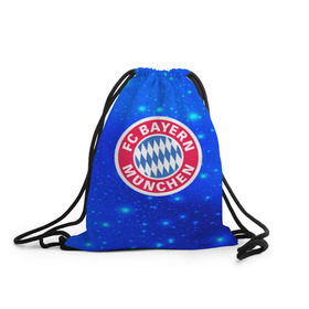 Рюкзак-мешок 3D с принтом FC Bayern Munchen space 2018 в городе Новоалтайск, 100% полиэстер | плотность ткани — 200 г/м2, размер — 35 х 45 см; лямки — толстые шнурки, застежка на шнуровке, без карманов и подкладки | Тематика изображения на принте: bayern munchen | football | footer | soccer | socker | спорт | футбол | футбольный клуб