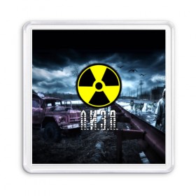 Магнит 55*55 с принтом S.T.A.L.K.E.R. - Л.И.З.А. в городе Новоалтайск, Пластик | Размер: 65*65 мм; Размер печати: 55*55 мм | stalker | буквы | волки | грузовик | знак | игра | имя | лиза | лизок | лизонька | лизочка | ммо | мрак | надпись | опасность | припять | птицы | радиация | рпг | сталкер | чернобыль | шутер