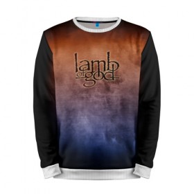 Мужской свитшот 3D с принтом Lamb of God в городе Новоалтайск, 100% полиэстер с мягким внутренним слоем | круглый вырез горловины, мягкая резинка на манжетах и поясе, свободная посадка по фигуре | Тематика изображения на принте: 
