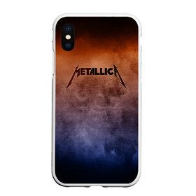 Чехол для iPhone XS Max матовый с принтом Metallica в городе Новоалтайск, Силикон | Область печати: задняя сторона чехла, без боковых панелей | band | metal | metallica | music | rock | атрибутика | группа | метал | музыка | рок