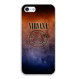 Чехол для iPhone 5/5S матовый с принтом Nirvana в городе Новоалтайск, Силикон | Область печати: задняя сторона чехла, без боковых панелей | band | metal | music | nirvana | rock | атрибутика | группа | метал | музыка | рок