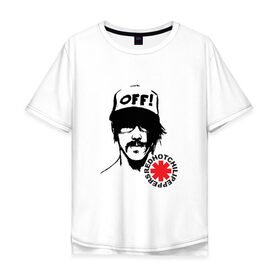 Мужская футболка хлопок Oversize с принтом Red Hot Chili Peppers в городе Новоалтайск, 100% хлопок | свободный крой, круглый ворот, “спинка” длиннее передней части | red hot chili peppers | rhcp | альтернативный | группа | джош клингхоффер | красные острые перцы чили | метал | ред хот чили пеперс | рок | рхчп | рэп | фанк | фли | чад смит | энтони кидис