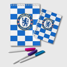 Блокнот с принтом FC Chelsea в городе Новоалтайск, 100% бумага | 48 листов, плотность листов — 60 г/м2, плотность картонной обложки — 250 г/м2. Листы скреплены удобной пружинной спиралью. Цвет линий — светло-серый
 | Тематика изображения на принте: chelsea | england | football | logo | london | sport | англия | лига | лого | спорт | фк | футбол | футбольный клуб | челси | эмблема
