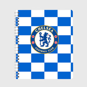 Тетрадь с принтом FC Chelsea в городе Новоалтайск, 100% бумага | 48 листов, плотность листов — 60 г/м2, плотность картонной обложки — 250 г/м2. Листы скреплены сбоку удобной пружинной спиралью. Уголки страниц и обложки скругленные. Цвет линий — светло-серый
 | Тематика изображения на принте: chelsea | england | football | logo | london | sport | англия | лига | лого | спорт | фк | футбол | футбольный клуб | челси | эмблема