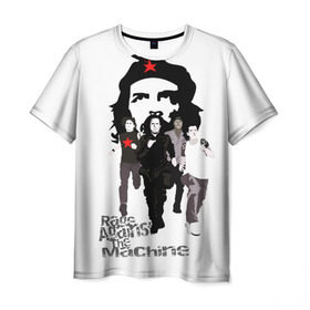 Мужская футболка 3D с принтом Rage Against the Machine в городе Новоалтайск, 100% полиэфир | прямой крой, круглый вырез горловины, длина до линии бедер | rage against the machine | альтернативный | америка | американская рок группа | брэд уилк | жанр | зак де ла роча | калифорния | лос анджелес | метал | музыка | ню метал | рок | рэп метал | рэп рок | рэпкор | сша