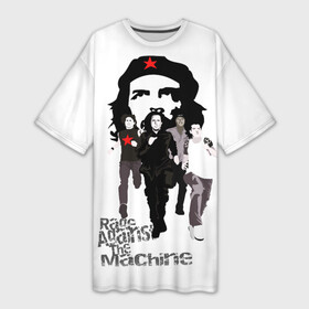 Платье-футболка 3D с принтом Rage Against the Machine в городе Новоалтайск,  |  | rage against the machine | альтернативный | америка | американская рок группа | брэд уилк | жанр | зак де ла роча | калифорния | лос анджелес | метал | музыка | ню метал | рок | рэп метал | рэп рок | рэпкор | сша