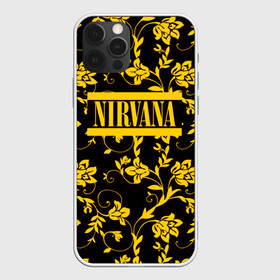 Чехол для iPhone 12 Pro Max с принтом Nirvana узоры в городе Новоалтайск, Силикон |  | Тематика изображения на принте: cobain | kurt | nevermino | nirvana | альтернативный | гранж | грол | группа | дональд | кобейн | курт | музыка | надпись | нервана | нирвана | новоселич | певец | рок | смайл | смайлик | солист