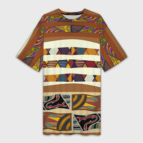 Платье-футболка 3D с принтом Африканская мозаика в городе Новоалтайск,  |  | afrika | pattern | африка | африканские мотивы | африканские узоры | солнце | узор | этника | южный континент