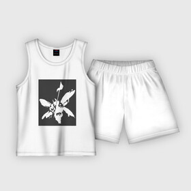 Детская пижама с шортами хлопок с принтом Linkin Park   Meteora (Black) 2022 в городе Новоалтайск,  |  | 0x000000123 | black | chester bennington | linkin park | lp | meteora | линкин парк | метеора | честер беннингтон