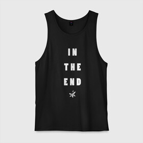 Мужская майка хлопок с принтом Linkin Park - In The End (Black & White) в городе Новоалтайск, 100% хлопок |  | 0x000000123 | black | chester bennington | linkin park | lp | meteora | линкин парк | метеора | честер беннингтон