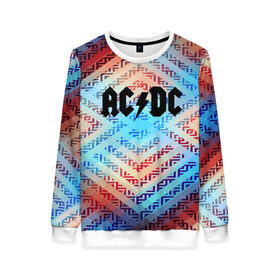 Женский свитшот 3D с принтом AC/DC MUSIC в городе Новоалтайск, 100% полиэстер с мягким внутренним слоем | круглый вырез горловины, мягкая резинка на манжетах и поясе, свободная посадка по фигуре | logo | music | pop | rock | usa | альтернатива | америка | металл | музыка | музыкальный | поп | рок