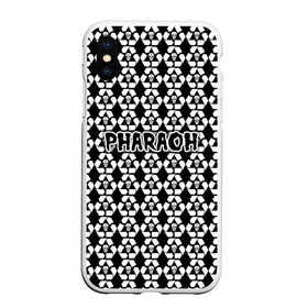 Чехол для iPhone XS Max матовый с принтом Pharaoh в городе Новоалтайск, Силикон | Область печати: задняя сторона чехла, без боковых панелей | pharaoh | rap | битмейкер | голубин | реп | рэп | фараон | хип хоп | хипхоп