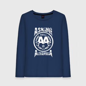 Женский лонгслив хлопок с принтом Asking Alexandria в городе Новоалтайск, 100% хлопок |  | aa | alexandria | asking | аа | александрия | аликсандрия | аскен | аскенг | аскин | аскинг | бен брюс | группа | дэнни уорсноп | метал | музыка | пост | рок | хэви | электроникор