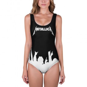 Купальник-боди 3D с принтом Metallica в городе Новоалтайск, 82% полиэстер, 18% эластан | Круглая горловина, круглый вырез на спине | metallica | группа | джеймс хэтфилд | кирк хэмметт | ларс ульрих | метал | металика | металлика | миталика | музыка | роберт трухильо | рок | трэш | трэшметал | хард | хардрок | хеви | хевиметал