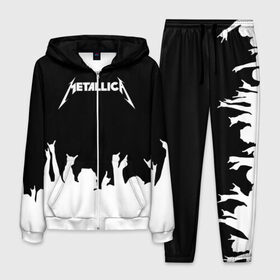 Мужской костюм 3D с принтом Metallica в городе Новоалтайск, 100% полиэстер | Манжеты и пояс оформлены тканевой резинкой, двухслойный капюшон со шнурком для регулировки, карманы спереди | metallica | группа | джеймс хэтфилд | кирк хэмметт | ларс ульрих | метал | металика | металлика | миталика | музыка | роберт трухильо | рок | трэш | трэшметал | хард | хардрок | хеви | хевиметал