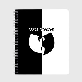 Тетрадь с принтом Wu-Tang Clan в городе Новоалтайск, 100% бумага | 48 листов, плотность листов — 60 г/м2, плотность картонной обложки — 250 г/м2. Листы скреплены сбоку удобной пружинной спиралью. Уголки страниц и обложки скругленные. Цвет линий — светло-серый
 | clan | ghostface killah | gza | raekwon | rap | the rza | wu tang | wutang | восточный | ву | вутан | вутанг | гангста | клан | реп | репак | рэп | тан | танг | хип хоп | хипхоп