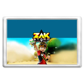 Магнит 45*70 с принтом Zak Storm_2 в городе Новоалтайск, Пластик | Размер: 78*52 мм; Размер печати: 70*45 | Тематика изображения на принте: zak storm | дети | зак шторм | мультик | мультики | мультфильм | мультфильмы | сёрфинг