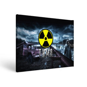 Холст прямоугольный с принтом S.T.A.L.K.E.R. - Т.И.М.А. в городе Новоалтайск, 100% ПВХ |  | радиация | сталкер | тима | тимофей | тимур